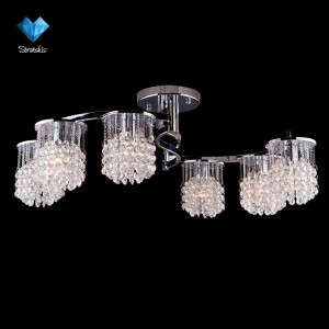 Люстра хрустальная 3222/6 хром Strotskis